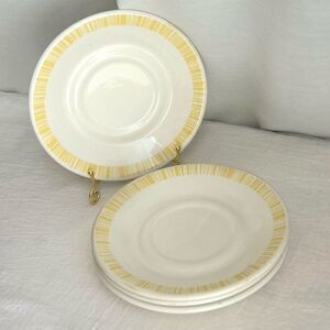 ALOX H.F. Coors Colors Co. Restaurant Ware Vintage Saucers